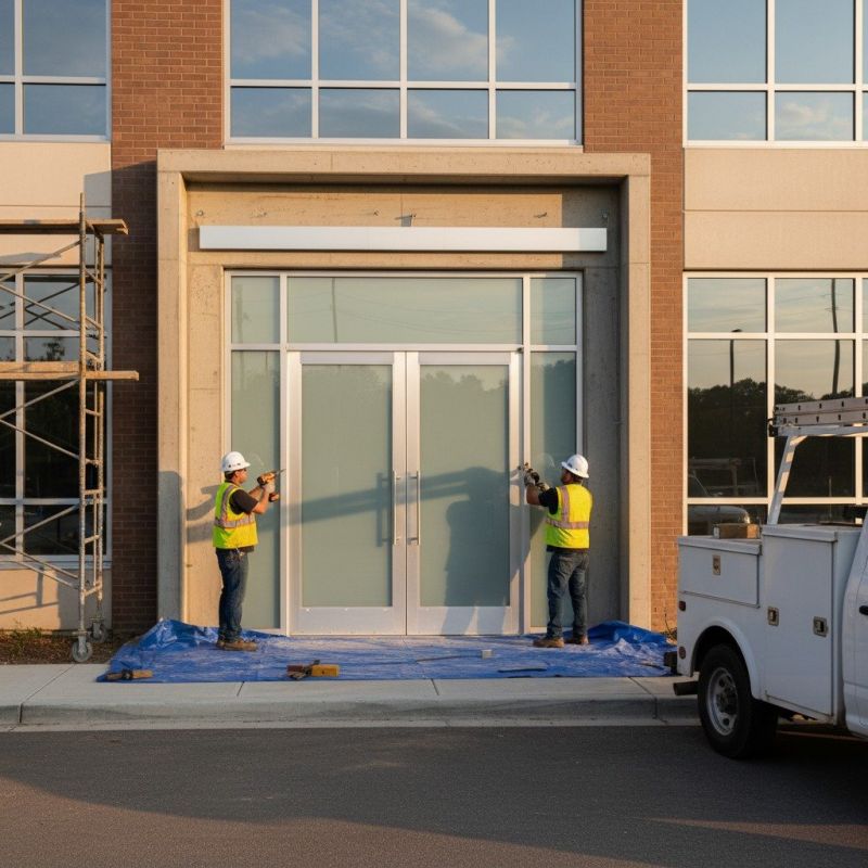 Commercial Door Replacement detail