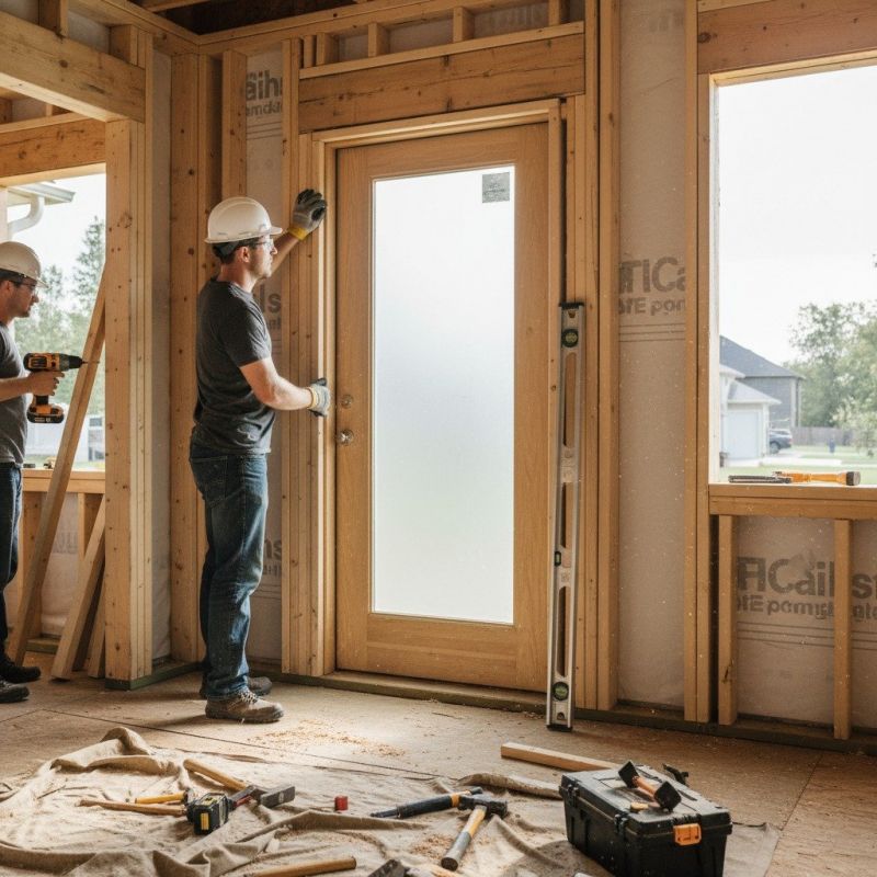 Door Handle Installation detail